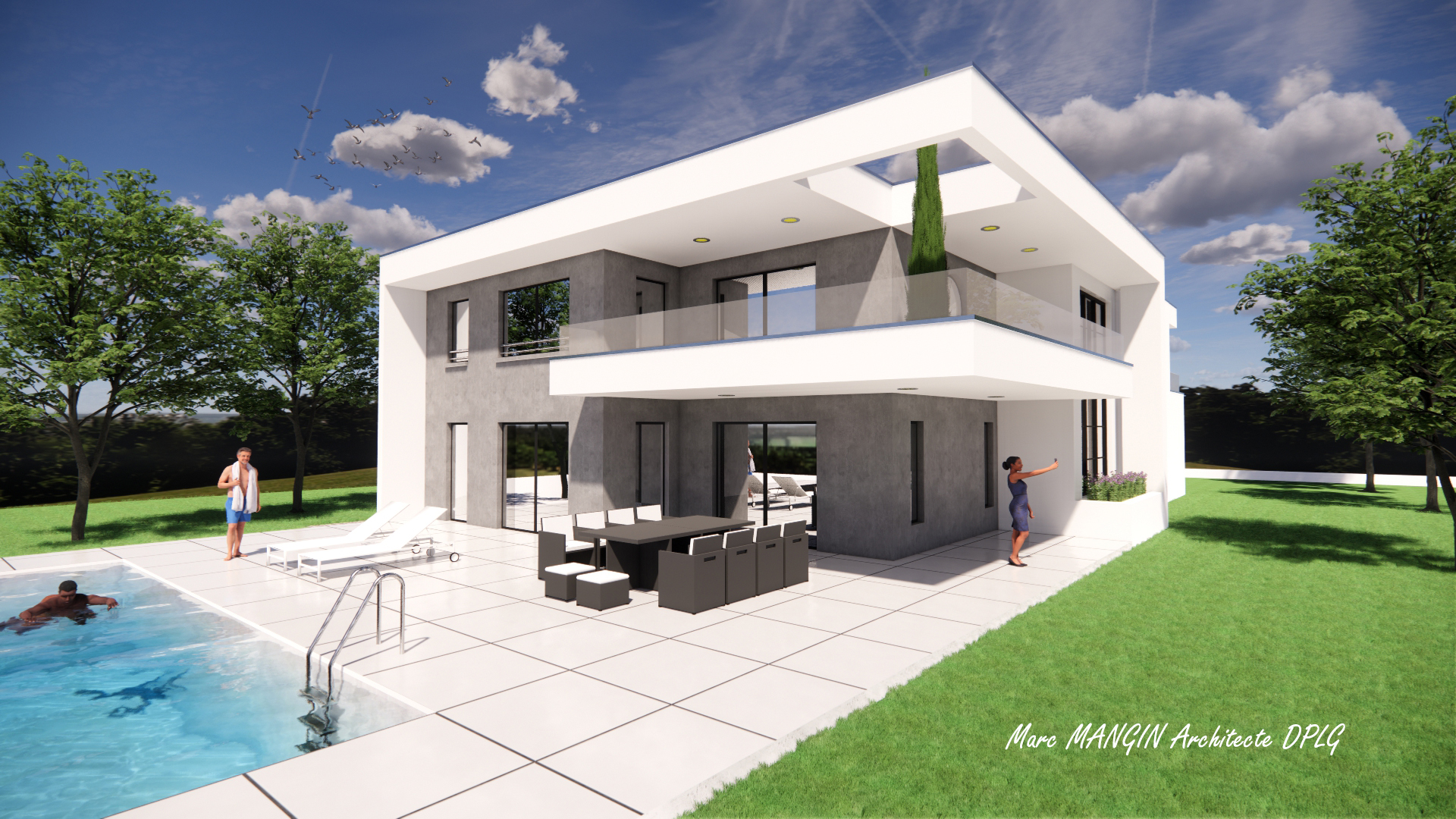 Projet d'architecte sur mesures sur un terrain privé exceptionnel Projet d'architecte sur mesures sur un terrain privé exceptionnel